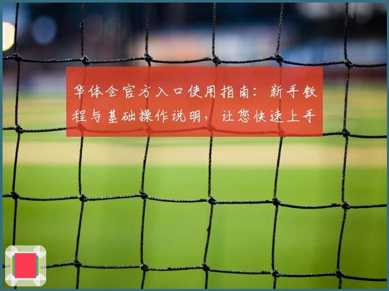 华体会官方入口使用指南：新手教程与基础操作说明，让您快速上手